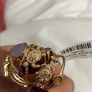 TORRID 8 pack ring set. Size 12